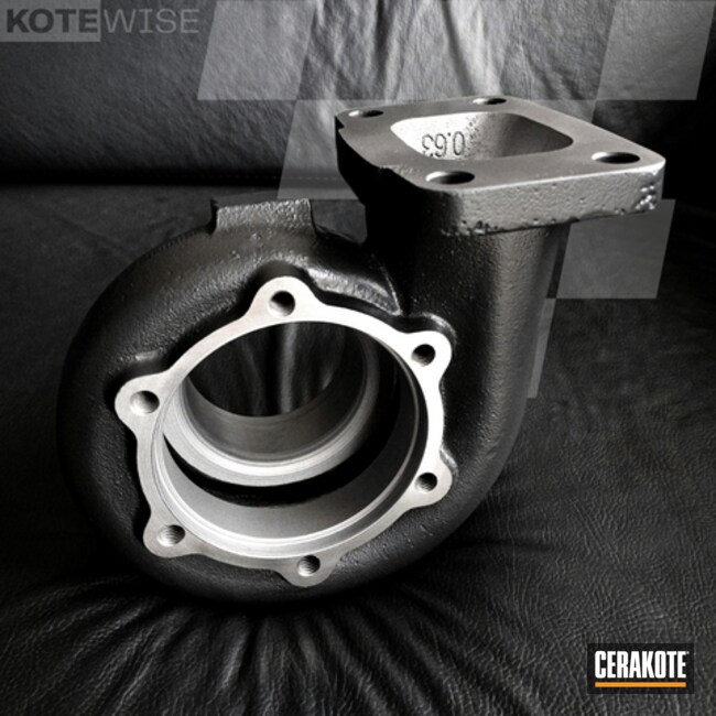 Turbo Housing Coated With Cerakote In C-7300