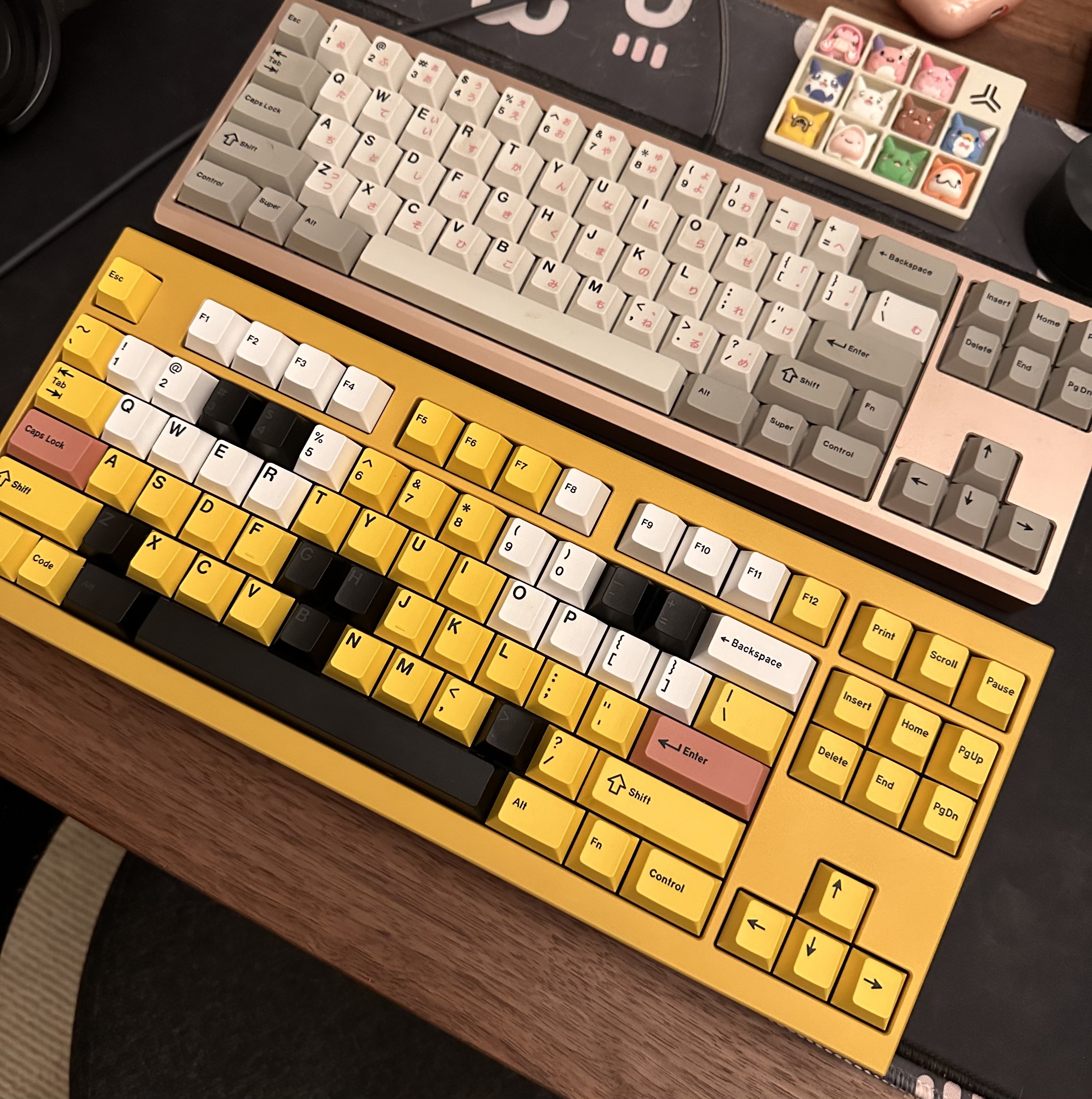 Cod Custom Keboard Geonworks F1-8x 722 - Custom mechanical keyboard sprayed in Sunflower H ...