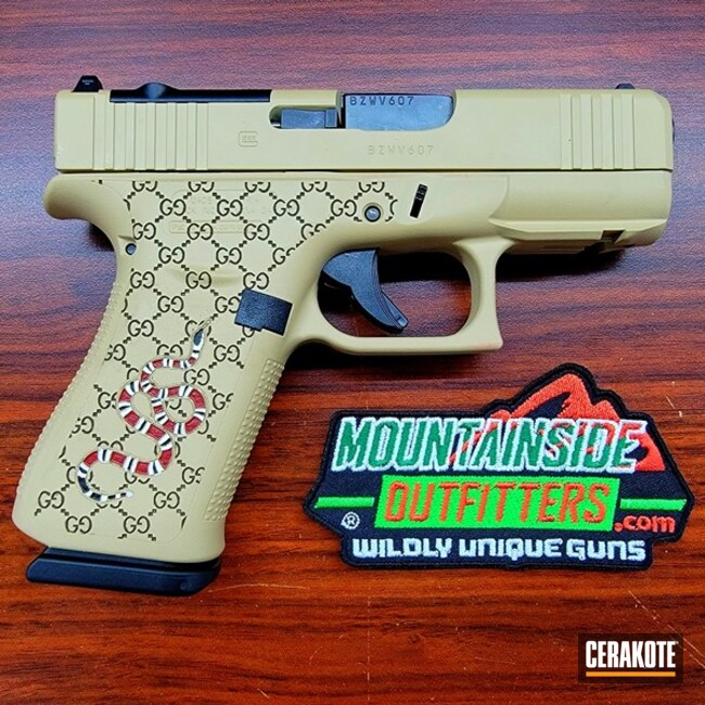 Gucci 43x Mos Coated With Cerakote In H-140, H-167 And H-146