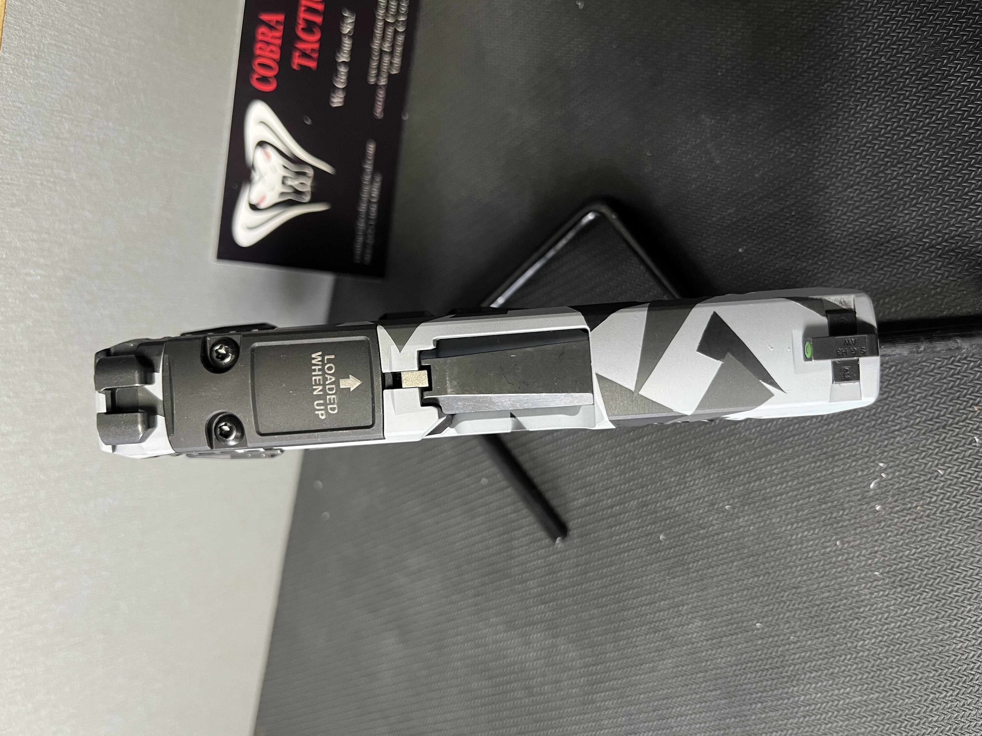 Triangle Sig Custom Gray Triangle Camo Sig Sauer P365 | Cerakote