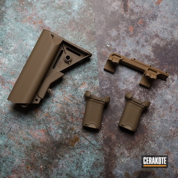 Magpul Fde And Barrett Brown Accessories And Stock