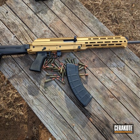Powder Coating: Gold H-122,AK Rifle,M10X