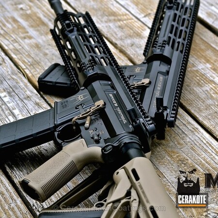 Powder Coating: Engraving,Graphite Black H-146,Tactical Rifle,MAGPUL® FLAT DARK EARTH H-267