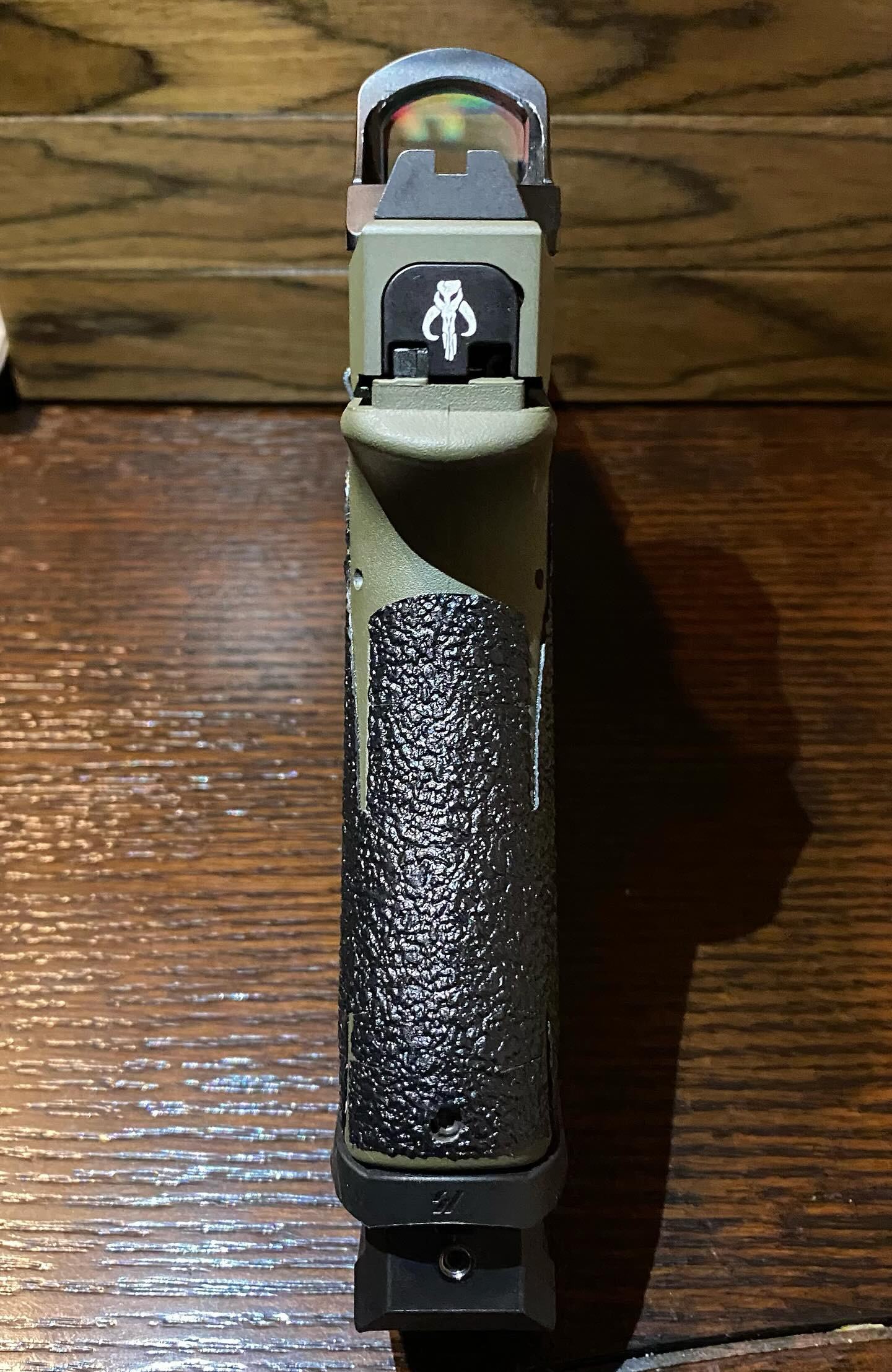 Glock Coating Custom Glock 17 done in a Mil Spec Green Finish | Cerakote