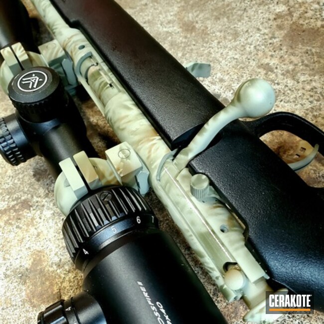 Ghost Camouflage On Mossberg  .22 Lr Rifle
