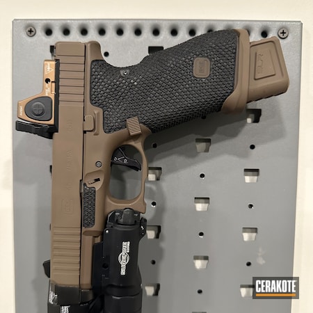 Powder Coating: Glock,Chocolate Brown H-258,Stippled,Glock 45