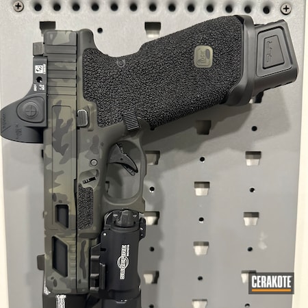 Powder Coating: Graphite Black H-146,MULTICAM® DARK GREY H-345,MultiCam Black,Sniper Green H-229,Stippled,Glock 45