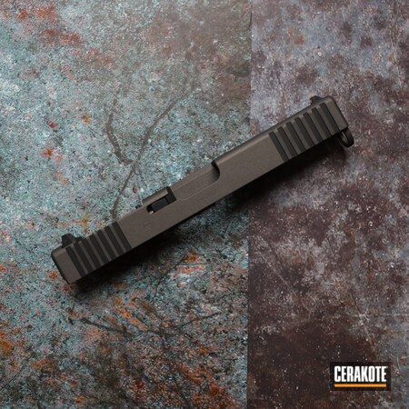 Powder Coating: Glock 20,Graphite Black H-146,Glock,Glock Slide,Tungsten H-237