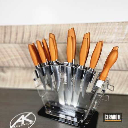 Powder Coating: knife set,Home,Kitchen,TEQUILA SUNRISE H-309