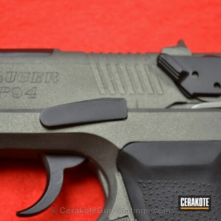 Powder Coating: Handguns,Armor Black H-190,Tungsten H-237,Ruger