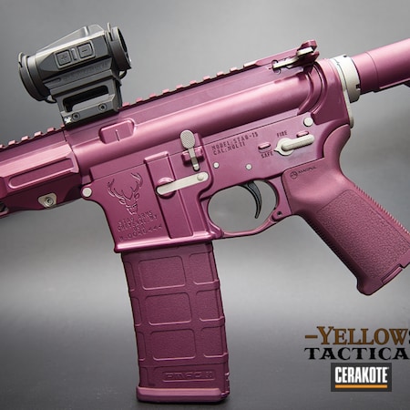 Powder Coating: Stag Arms,Tactical Rifle,BLACK CHERRY H-319