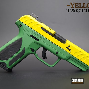 John Deere Ruger Security 9 Coated With Cerakote In H-316 And H-166