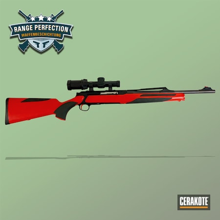 Powder Coating: Hunting Rifle,STOPLIGHT RED C-143,Hunting