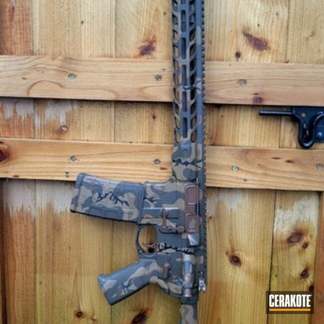 Ar 15 Multicam/woodland Camo Mixed In Browns
