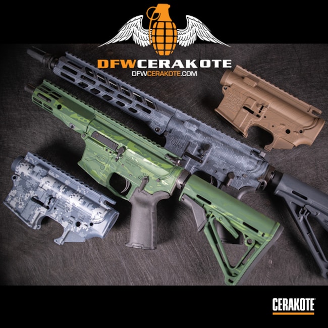 Builder Sets Coated With Cerakote In H-345 And C-215