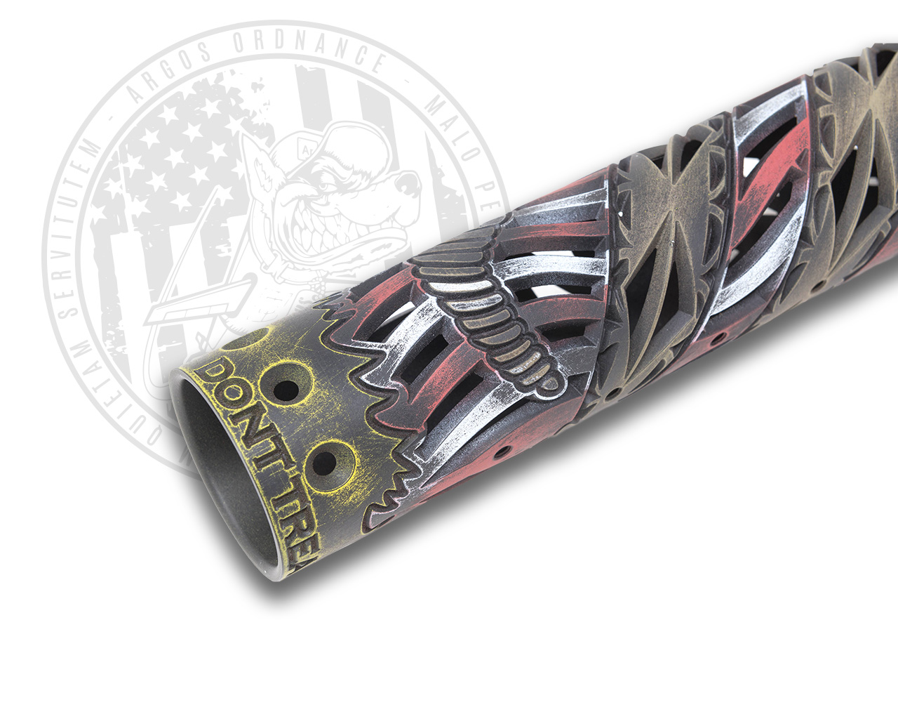 Custom Hand Guard Battleworn Unique ARs Gadsden Handguard | Cerakote