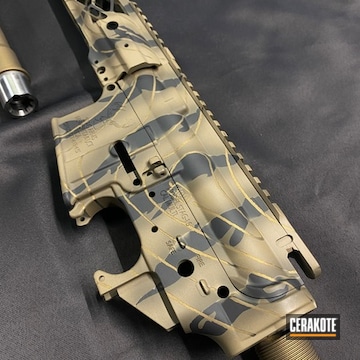 Stag Arms Builder Set Coated With Cerakote In Graphite Black, Burnt Bronze And Fde