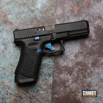 Graphite Black And Nra Blue Glock 22