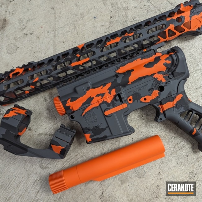 3 Color Camo Builder Set Coated With Cerakote In H-190, H-345, Fx-103 And H-234