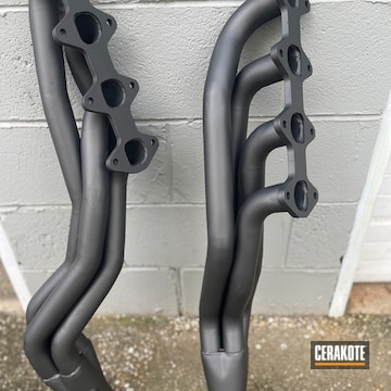F150 Headers Coated With Cerakote In C-111 And C-192