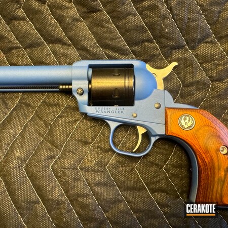 Powder Coating: Wrangler,Revolver,Ruger,Deep Blue C-299