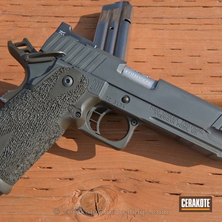 Powder Coating: 1911,Pistol,MAGPUL® O.D. GREEN H-232,SIG™ DARK GREY H-210,Pistol Custom Paint