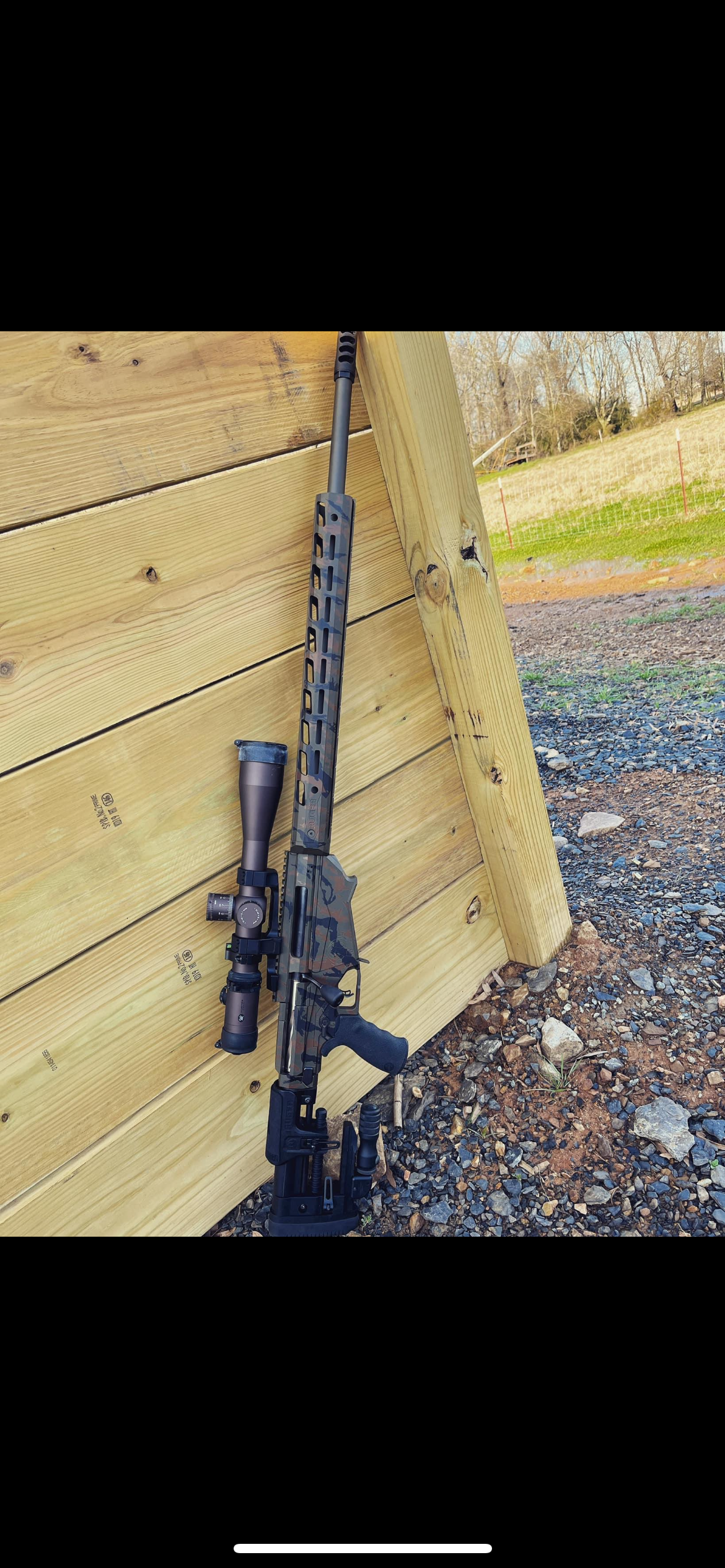 Tiger Stripe Sniper Rifle finished in Mil Spec O.D. Green, Camo® Dark ...