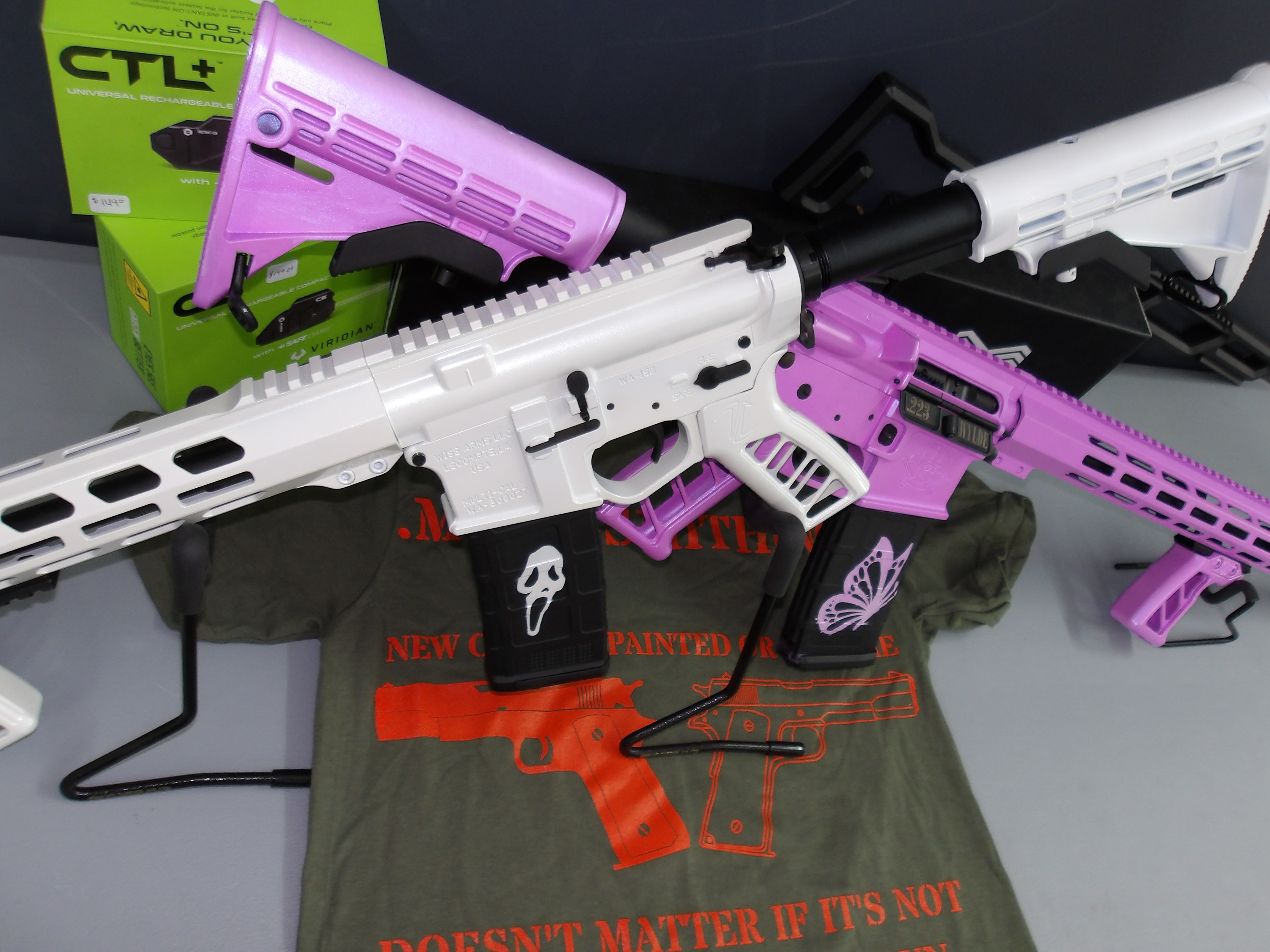Ar15 done in Cerakote Fx Cosmic, Stormtrooper White, Cerakote Fx ...