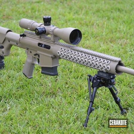 Powder Coating: DPMS Panther Arms,Tactical Rifle,Flat Dark Earth H-265,Precision Tactical