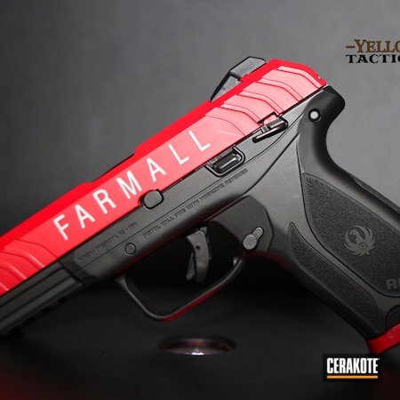 Powder Coating: Bright White H-140,Graphite Black H-146,RUBY RED H-306,Ruger Security 9