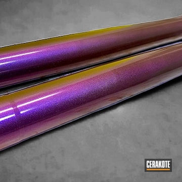 Pipes Coated With Cerakote In Cerakote Fx Mystique And Burnt Bronze