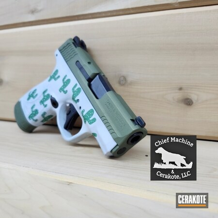 Powder Coating: Hidden White H-242,Smith & Wesson,M&P Shield,Midnight E-110,SQUATCH GREEN H-316,M&P Shield 9mm,Crocodile H-360