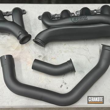 Hooker Exhaust Manifold And Turbo In Glacier Black C-7600