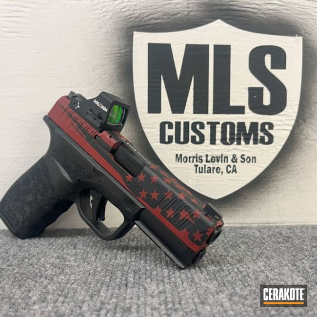 Hellcat Pro Coated With Cerakote In H-146 And H-333
