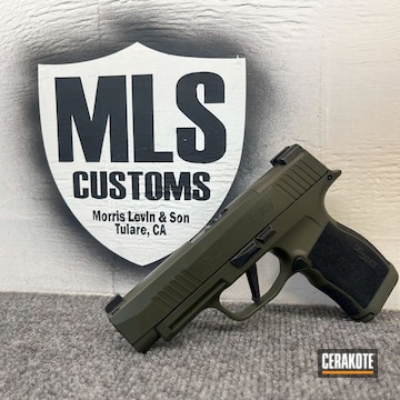 P365xl Coated With Cerakote In O.d. Green