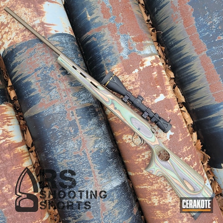 Powder Coating: Midnight Bronze H-294,Hunting Rifle,Remington 700,Remington,Rem 700,Rifle,Bolt Action Rifle,Hunting