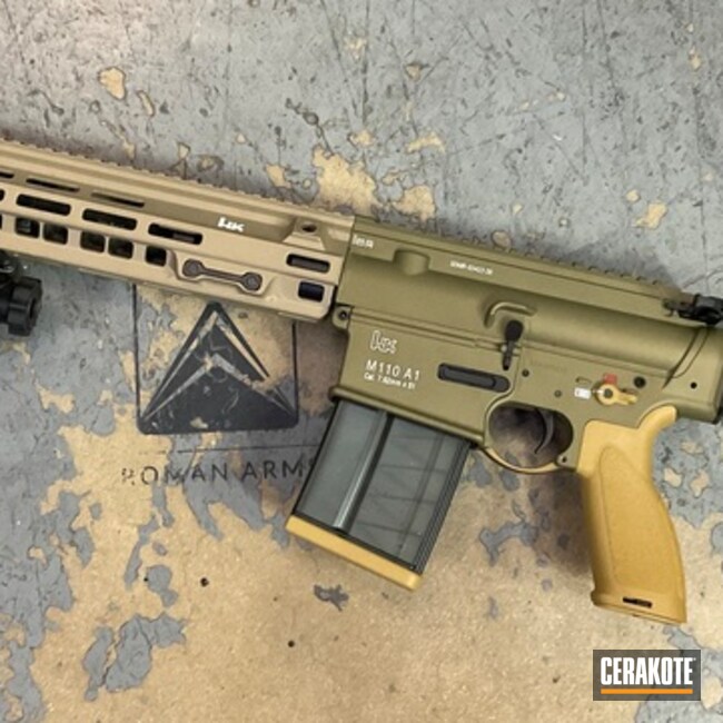 H&k M10 A1 Coated With Cerakote
