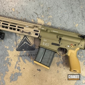 H&k M10 A1 Coated With Cerakote