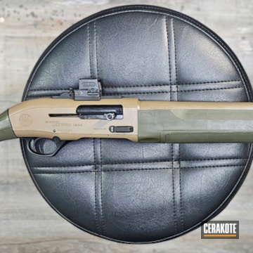 Two Tone A300 Coated With Cerakote In H-265 And H-240