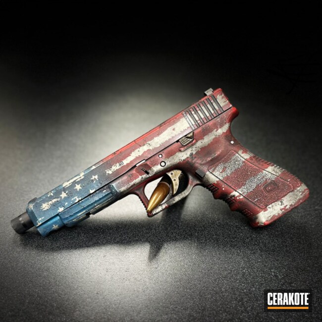Tattered Flag Glock 35