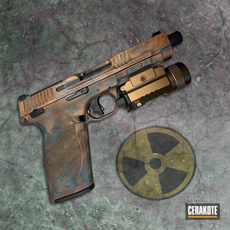 Powder Coating: COPPER H-347,Pistol,Video Game Theme,Rust,Video Games