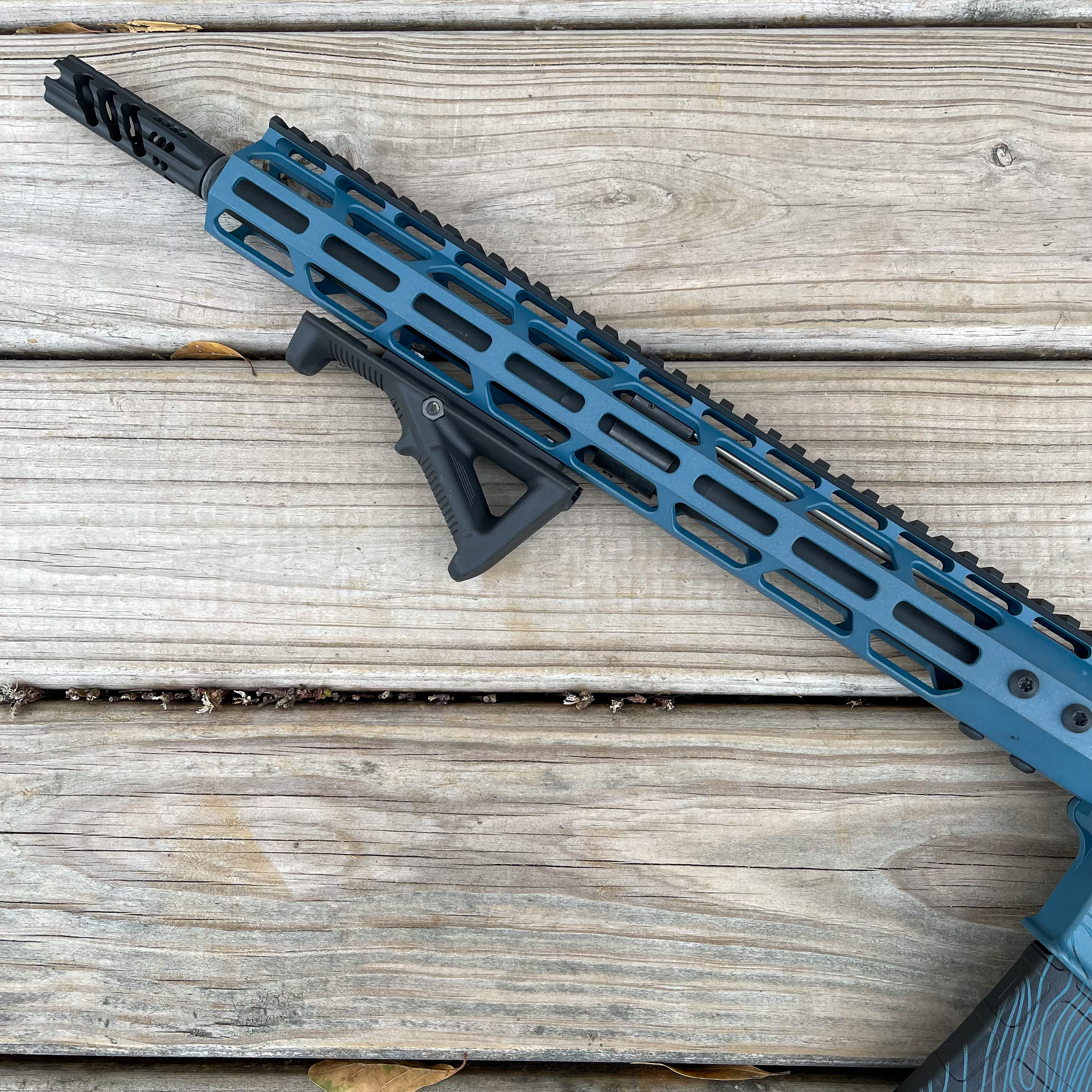 Topographic Rifle Diamondback Firearms Blue Topo Rifle | Cerakote