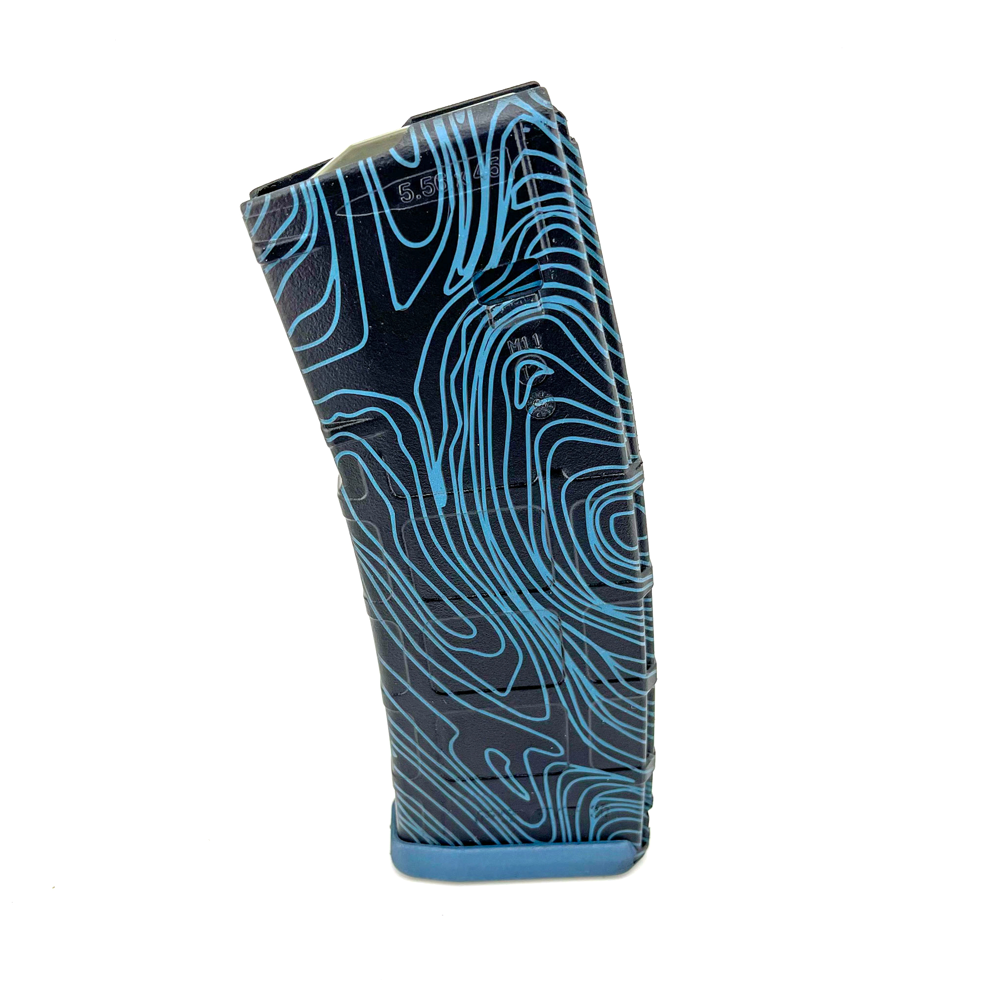 Topographic Rifle Diamondback Firearms Blue Topo Rifle | Cerakote