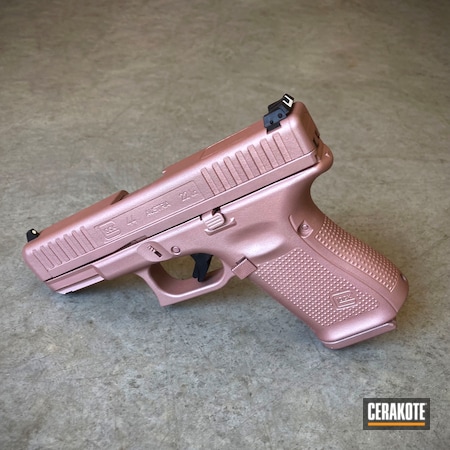 Powder Coating: ROSE GOLD H-327,Slide,Glock 44,Glock,Handguns,Custom Pistol,Pistol Frame,Handgun Frame,Handgun,Custom Handgun,Pistols,Pistol Slide