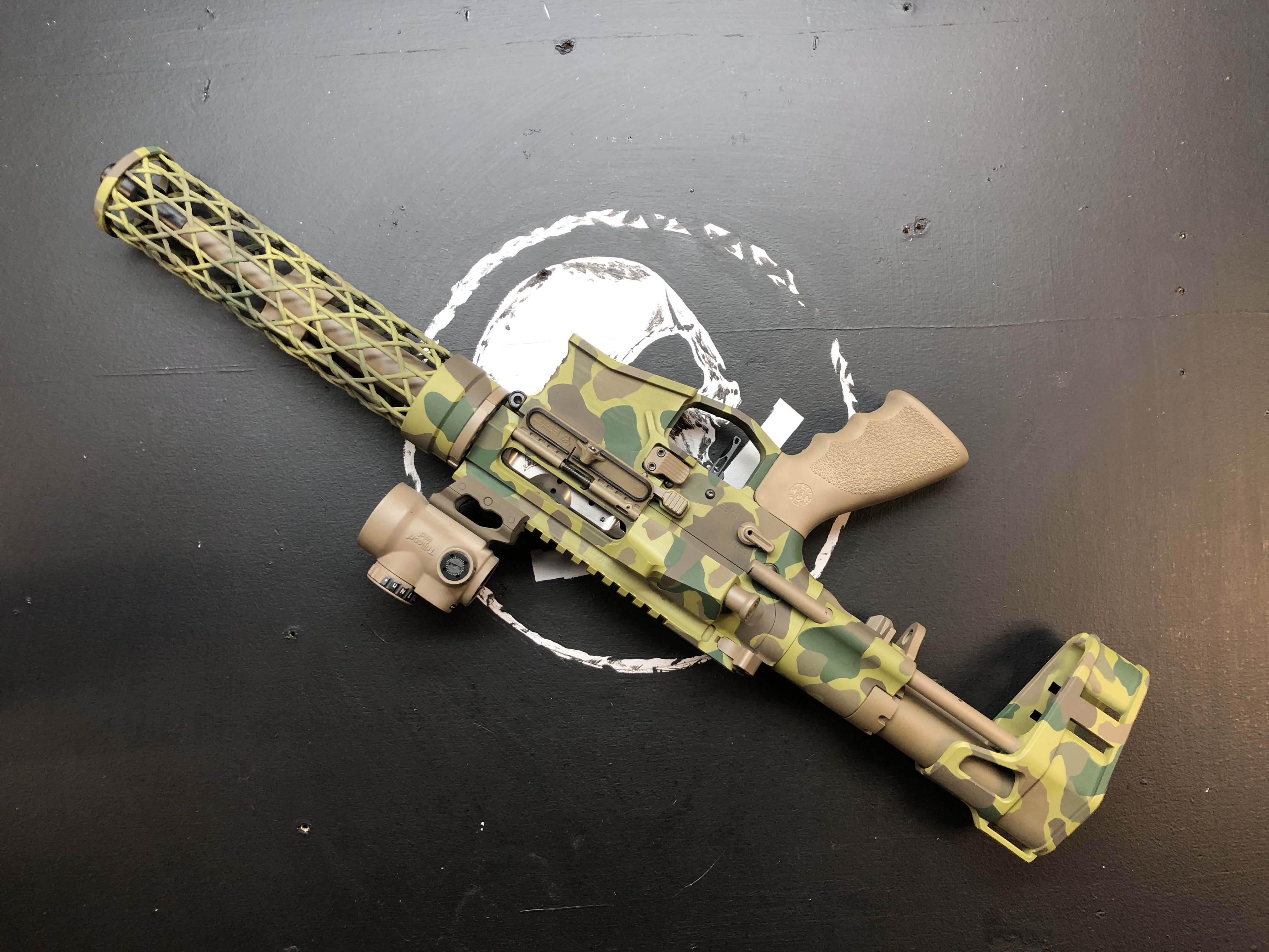 WW2 U.S. Marine Corps Frogskin camo | Cerakote