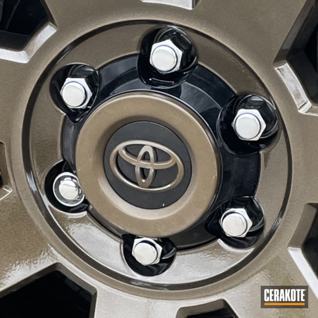 Toyota Wheels Coated With Cerakote
