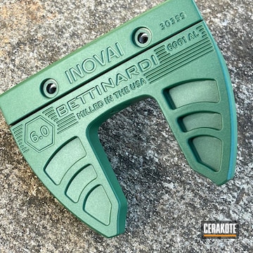 Putter Head In Masters Green Color Match