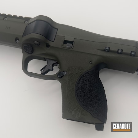 Powder Coating: Smith & Wesson,Mil Spec O.D. Green H-240,Pistol Carbine,Tactical Rifle,Rifle