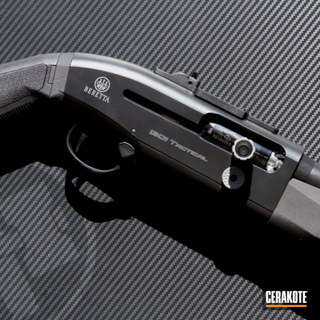 Beretta 1301 Coated With Cerakote In E-250 And E-100
