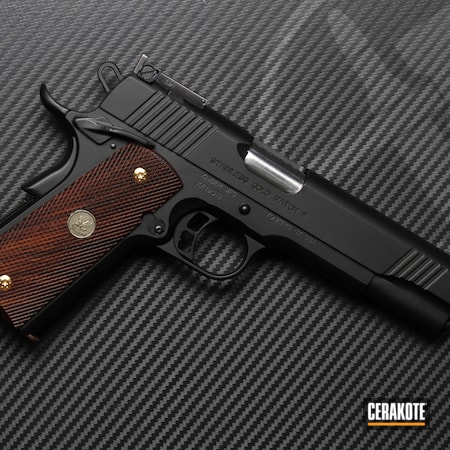 Powder Coating: Graphite Black H-146,Kimber,1911,Handguns